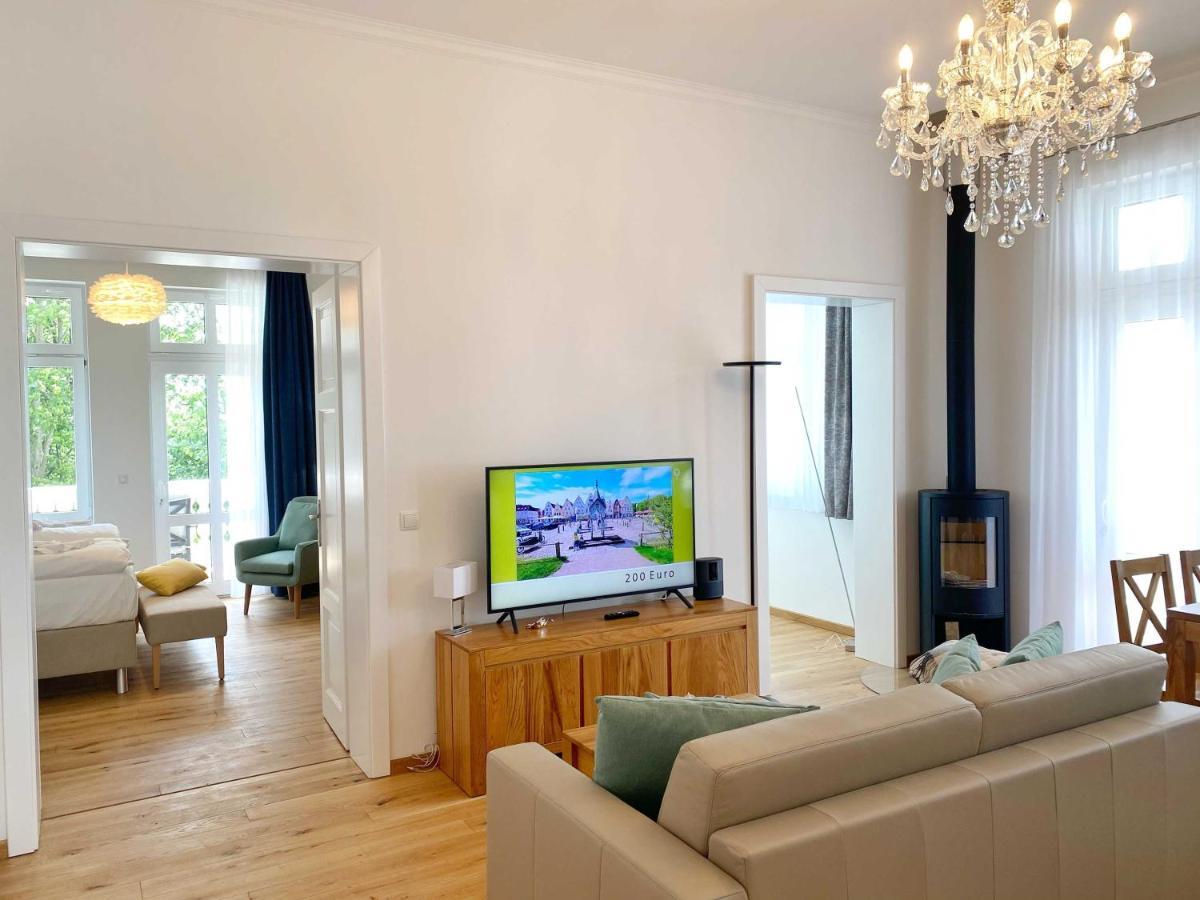 Villa Jenny - Ferienappartement 1 Mit Meerblick Sassnitz Dış mekan fotoğraf